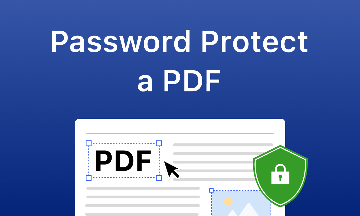 How do i password protect a scanned pdf file