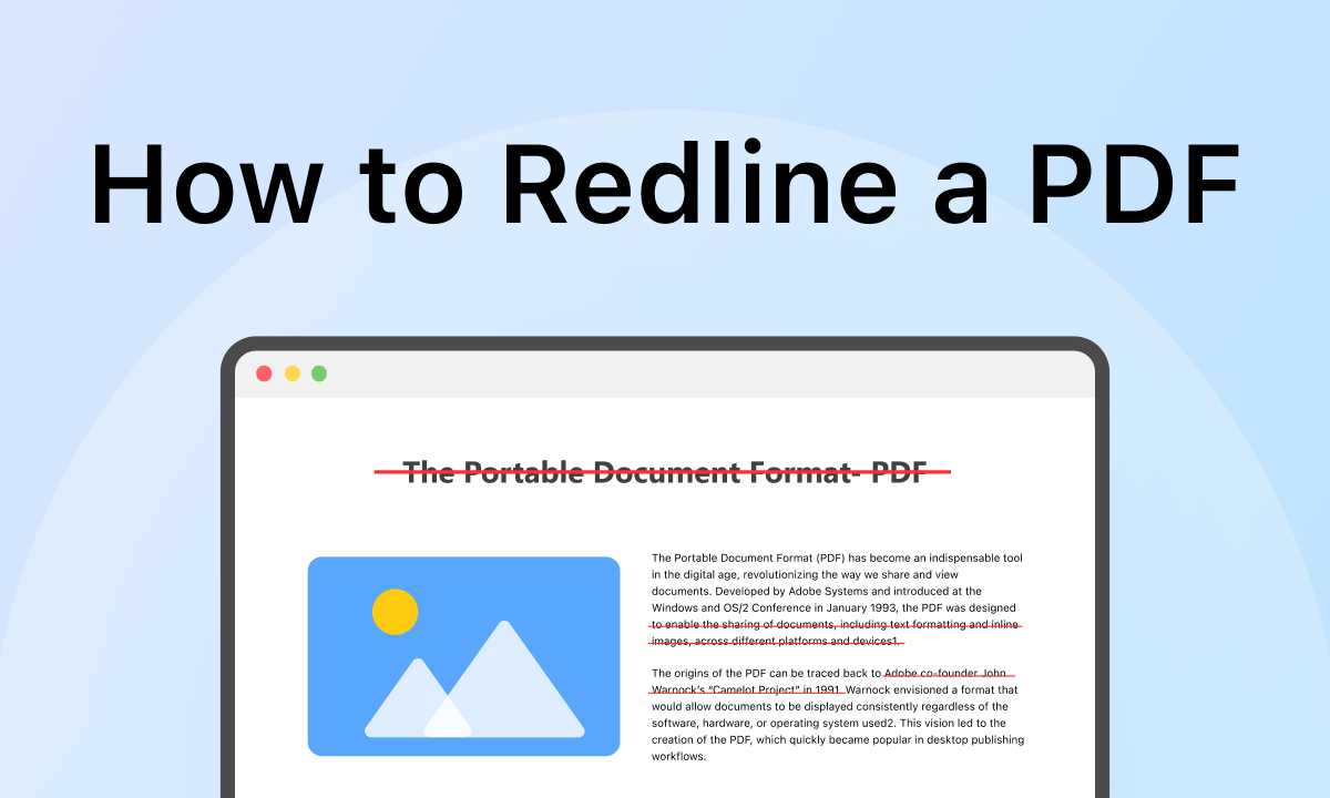 How to Redline a PDF