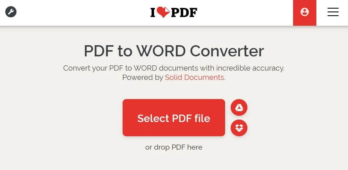 iLovePDF Best Alternative to Pdf Expert