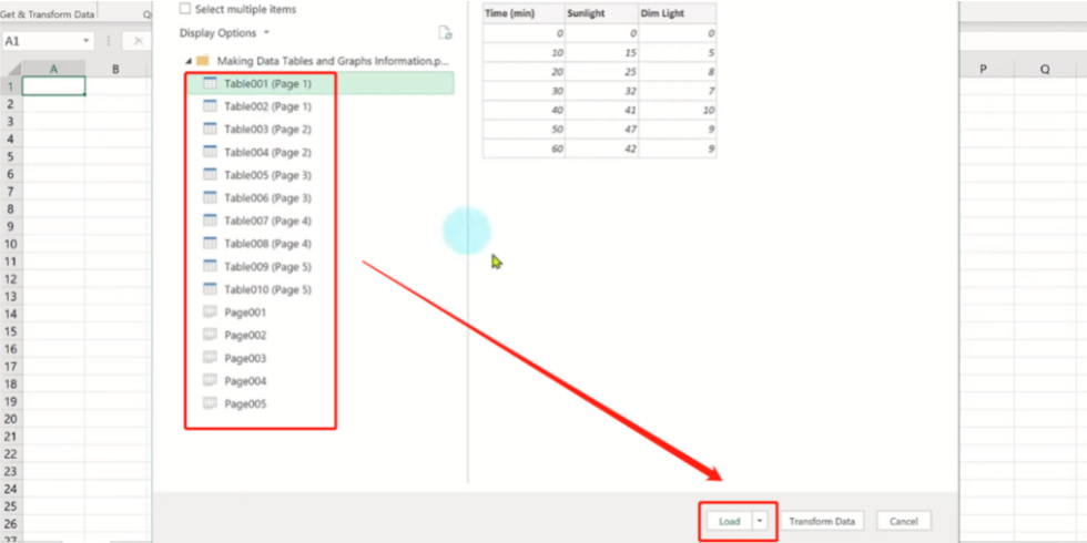 Import Data from PDF
