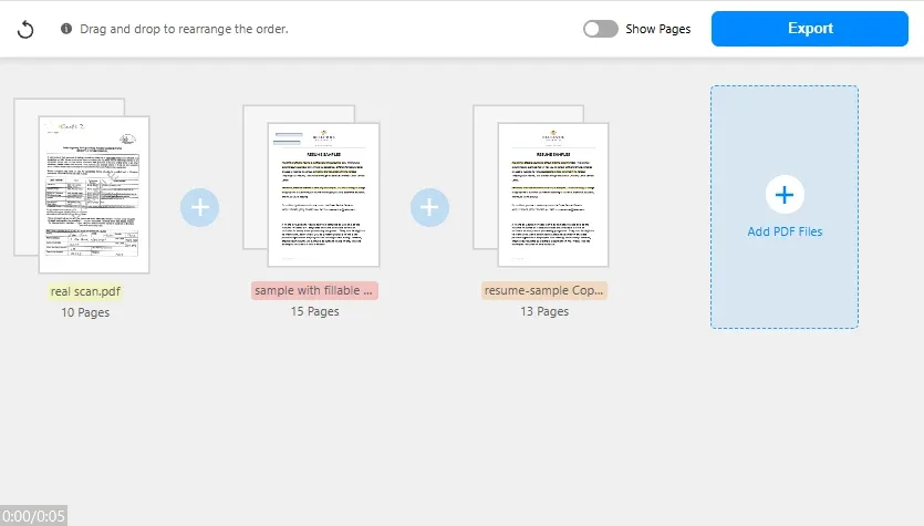 Combine PDF Online Mac without Uploading