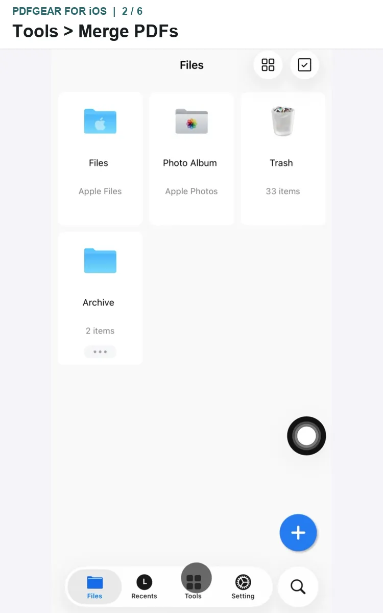 merge pdf on iphone with free app