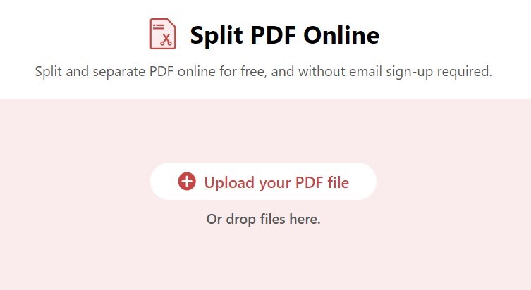 PDFgear Free Online PDF Splitter