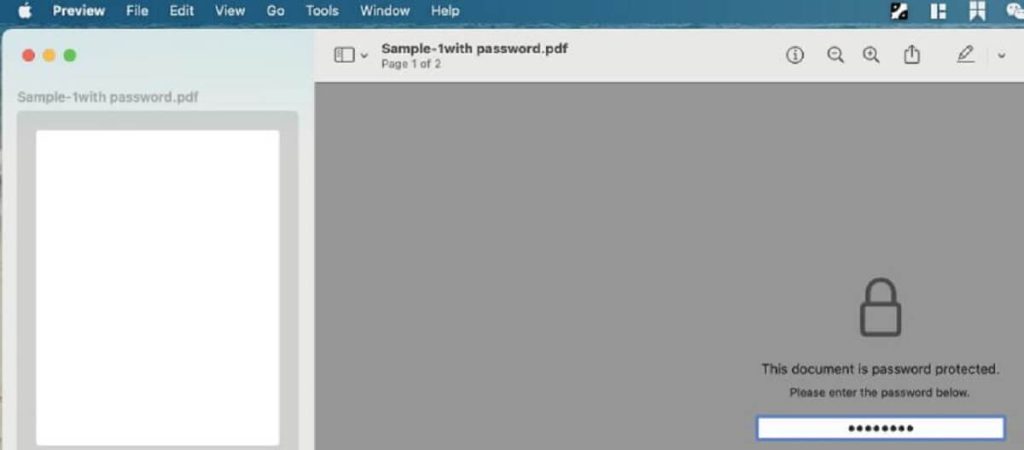Open a PDF File with Preview