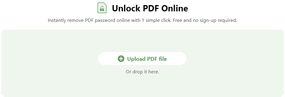 Open a Locked PDF with PDFgear for Free