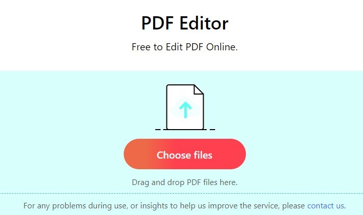 Open a PDF with PDFgear Online