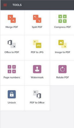 Edit your PDF through iLovePDF