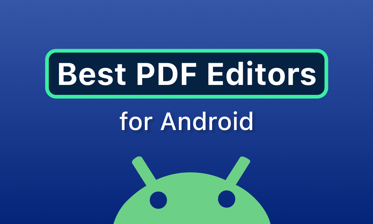 Top 10 PDF Editor for Android