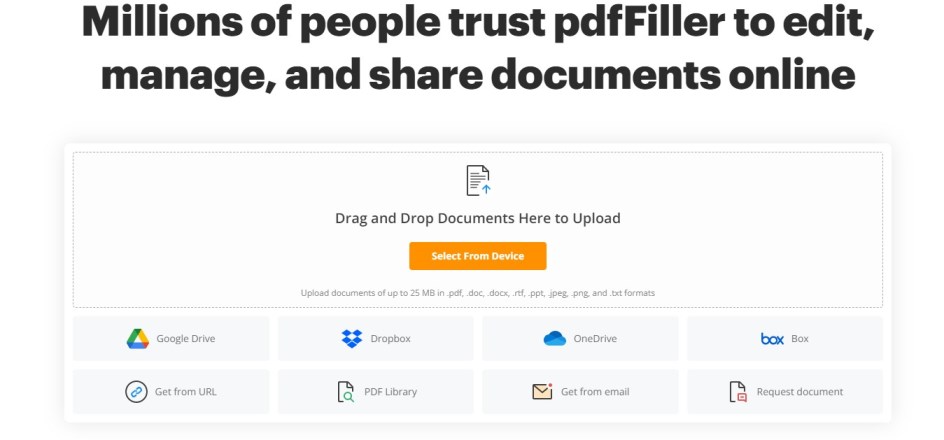 PDF Filler Extension