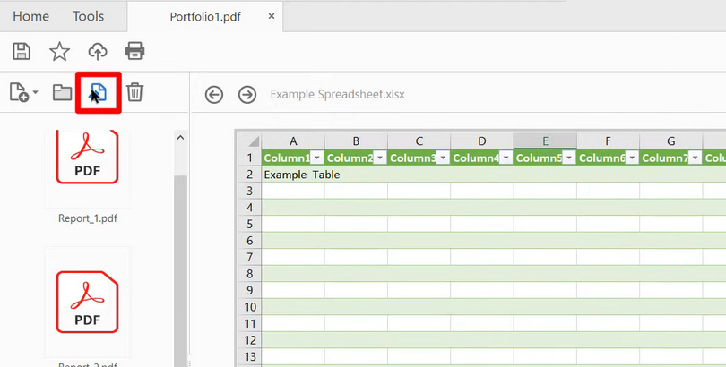 Extract and Save Files from PDF Portfolio