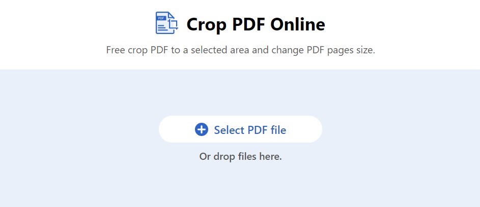 PDFgear Online PDF Cropper