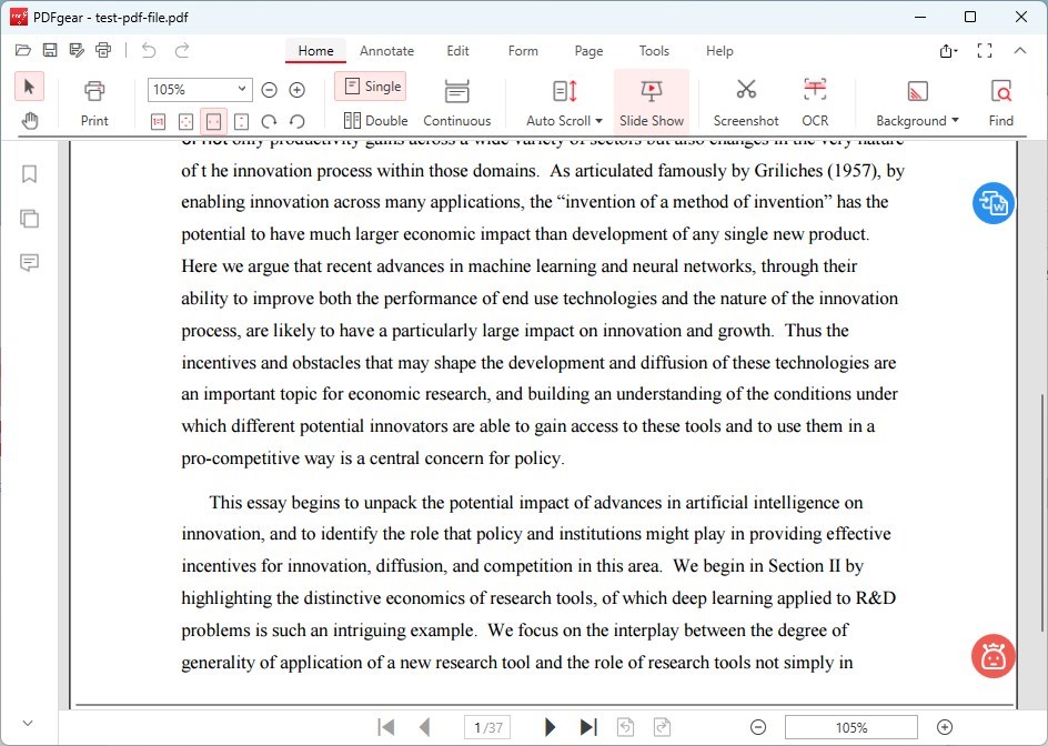 PDFgear PDF Viewer