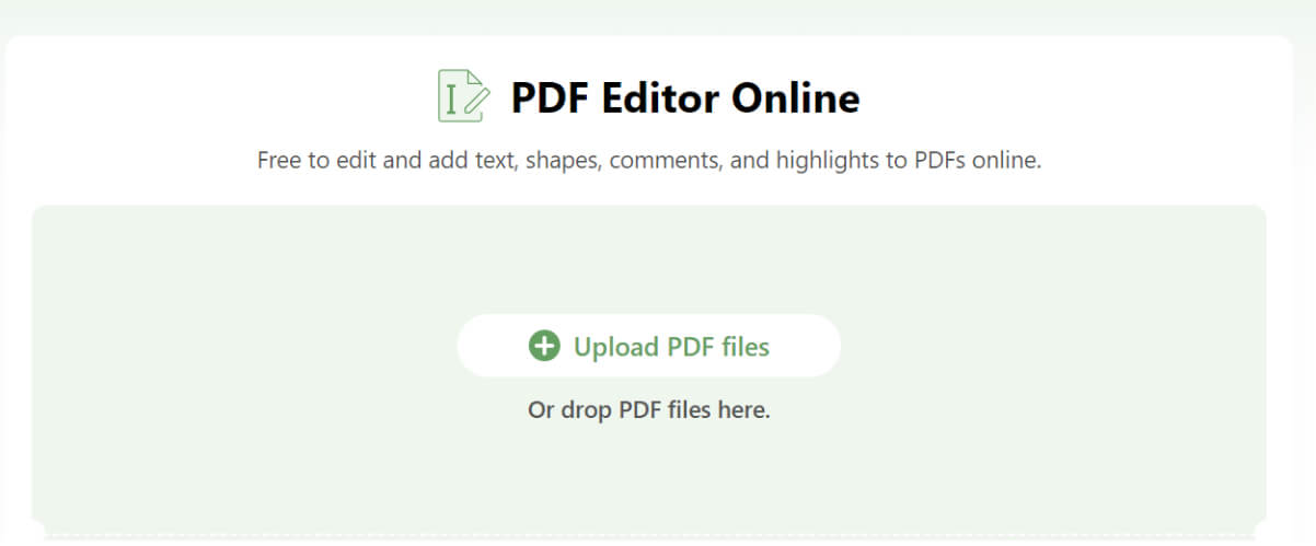 Go to Online PDF Editor