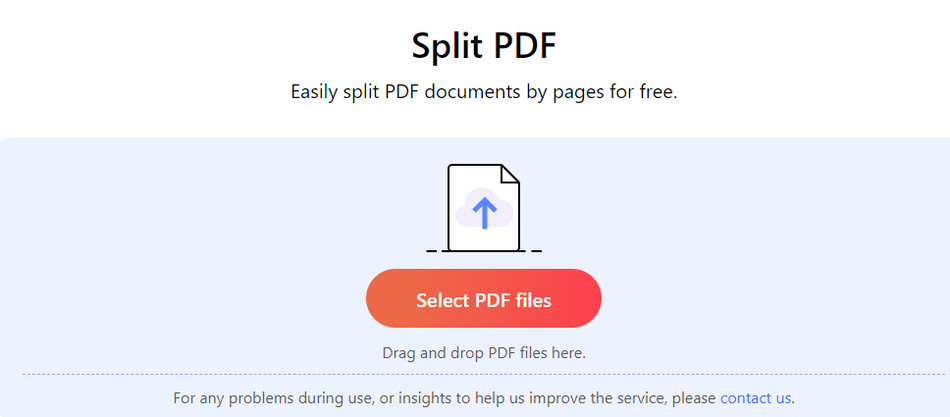 PDFgear Online PDF Spiltter
