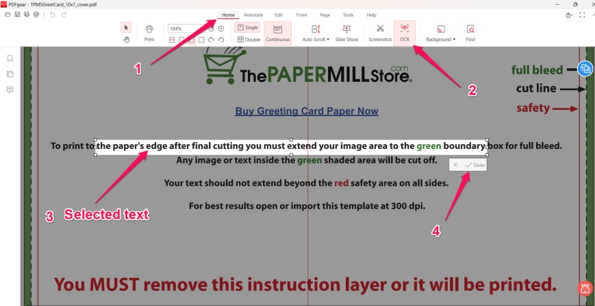OCR PDF
