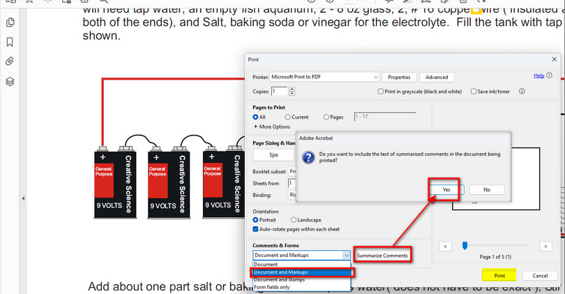 Save a PDF with Comments from Adobe Acrobat
