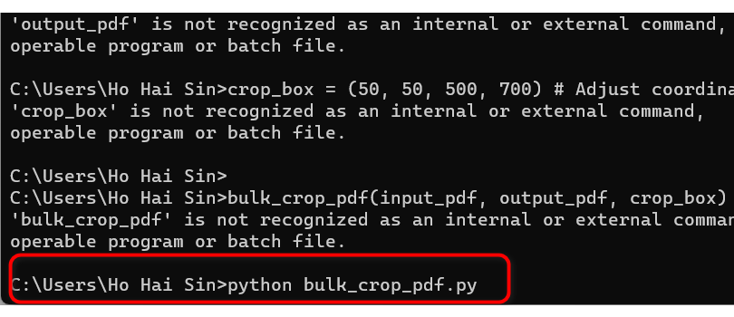 Run Script