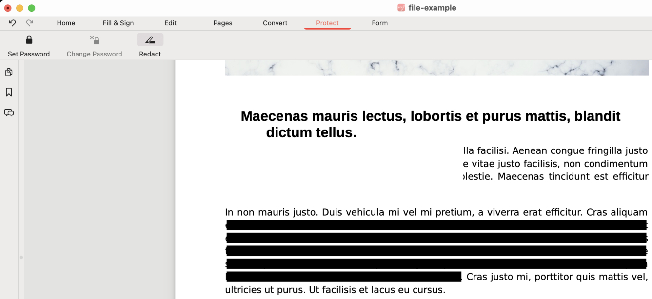 Redact Text