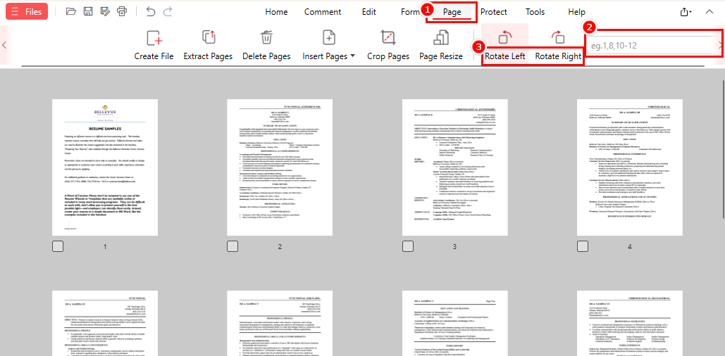 Rotate Pages in PDF for Free with PDFgear