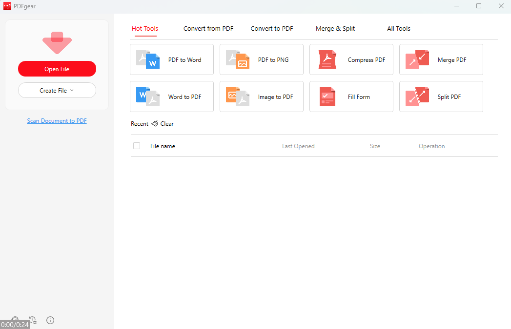 Rotate and Crop PDF in PDFgear Software