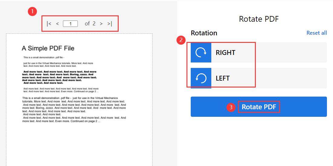 How to Rotate PDF pages or documents