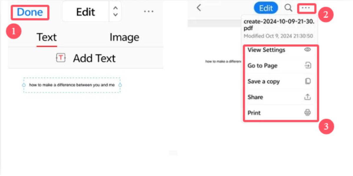 Save a new PDF in PDFgear