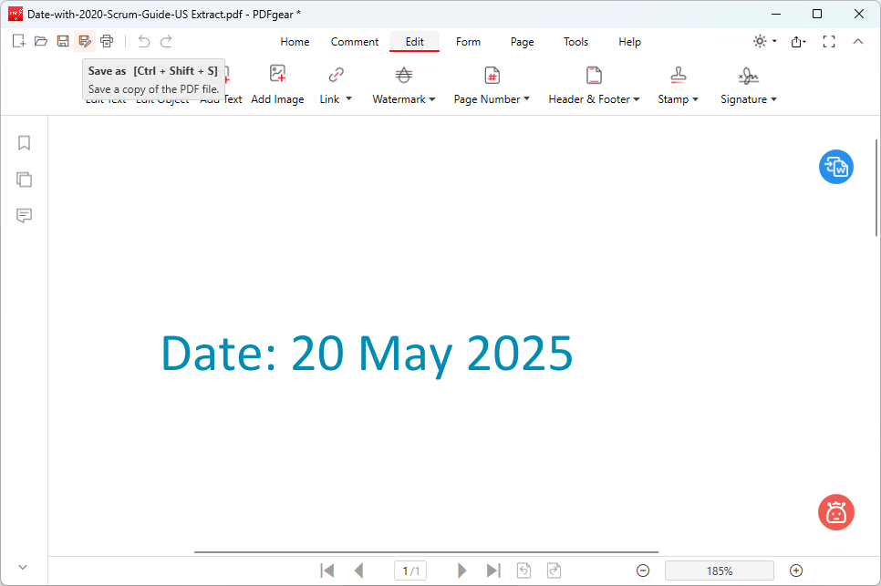 Save PDF