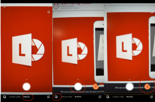 Scan Photo with Microsoft Lens