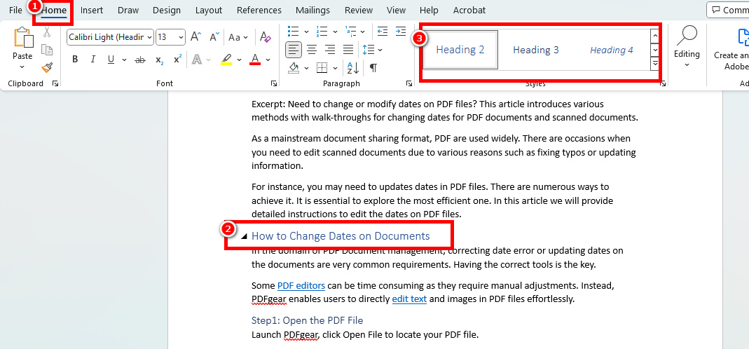 Set Document Formatting in Microsoft Word
