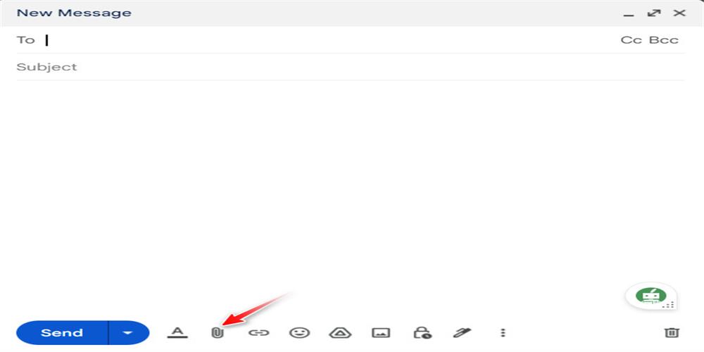 Upload the File in a New Mail