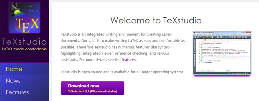 TeXstudio LaTeX Editor