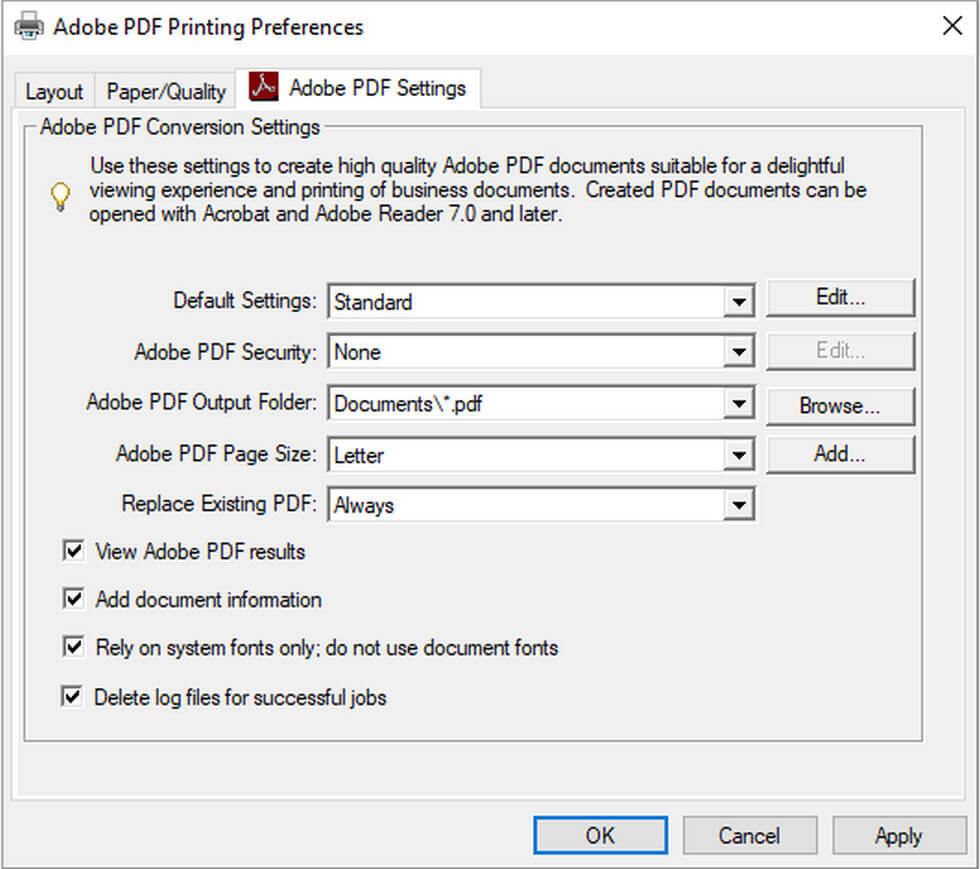 Use Adobe Acrobat to Print PDF