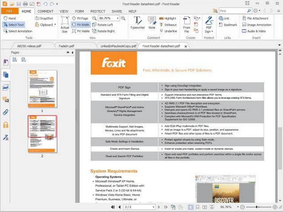 Print Your File on Foxit PDF