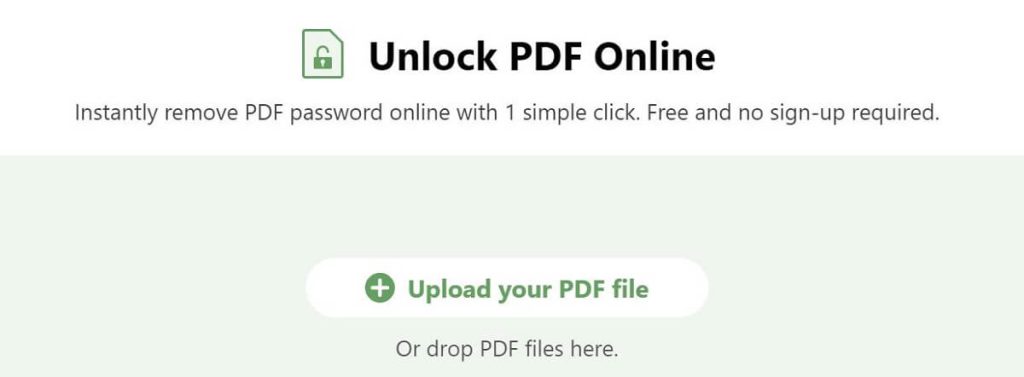 Upload a Passworded PDF Online