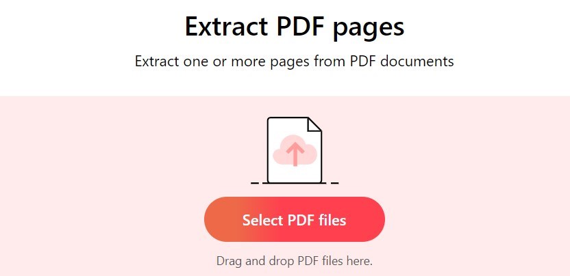 Upload a PDF to the Online Tool