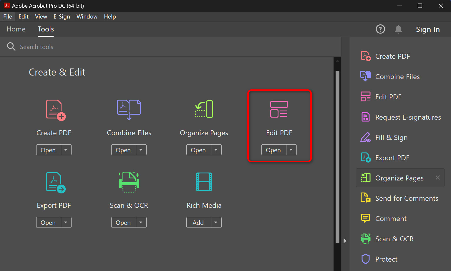 Upload PDF File to Acrobat