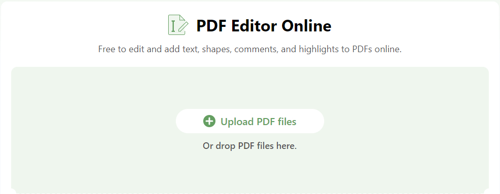 Upload a PDF Online