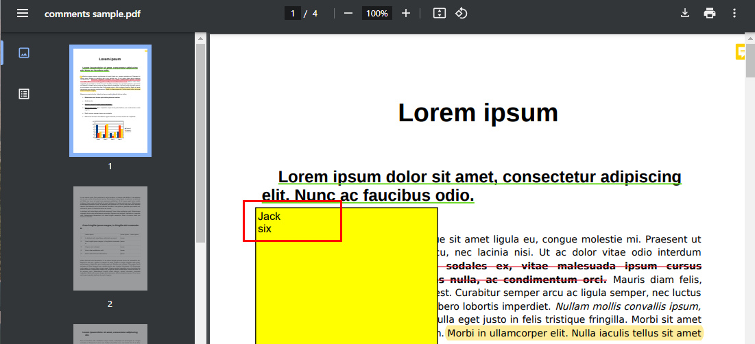 View PDF Comments In Chrome