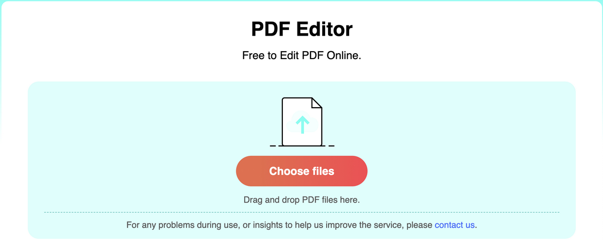 Visit Online PDF Editor