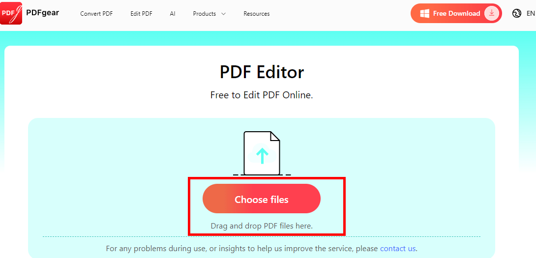Add the PDF to PDFgear
