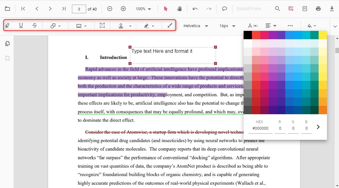 Write on PDF Online