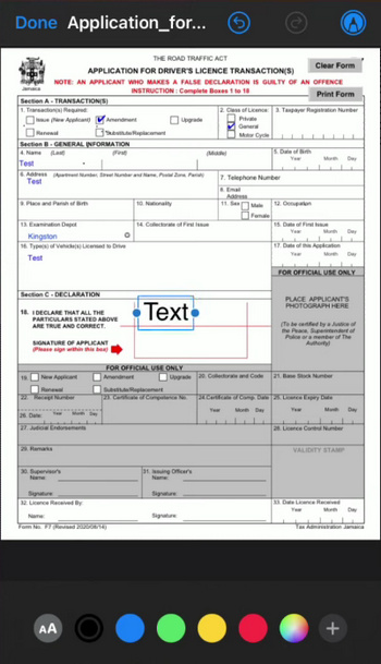 Fill the Form