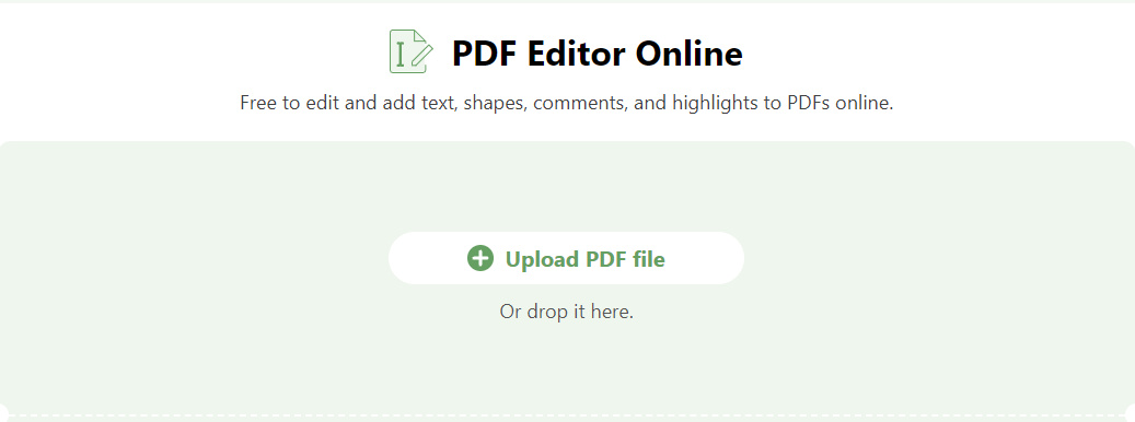 Upload PDF