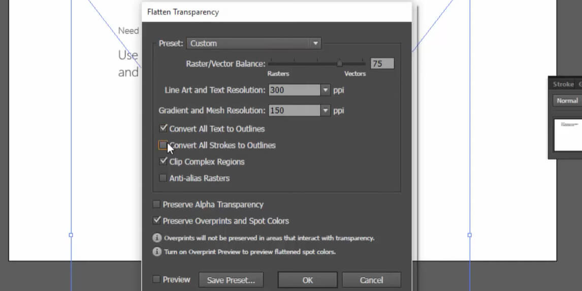 Rasterize PDF in Illustrator
