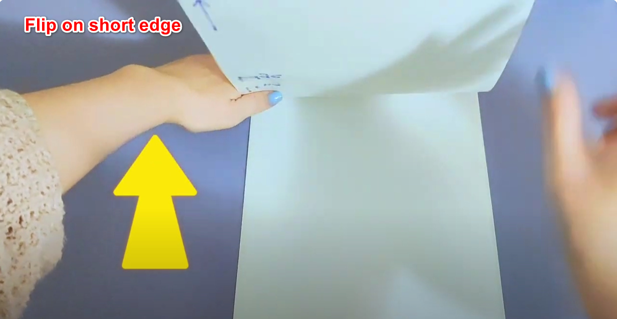 Flip on Long Edge vs Short Edge [Explained & Print Online]