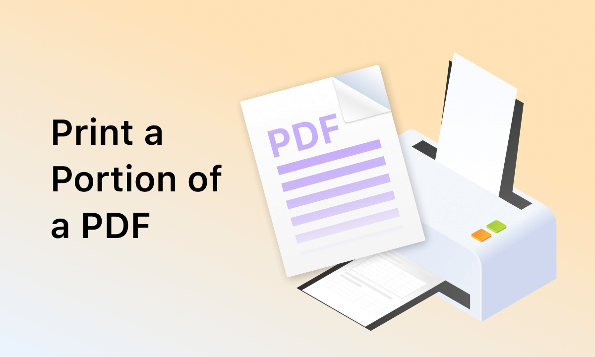 How to Print a Selected Portion of a PDF Page