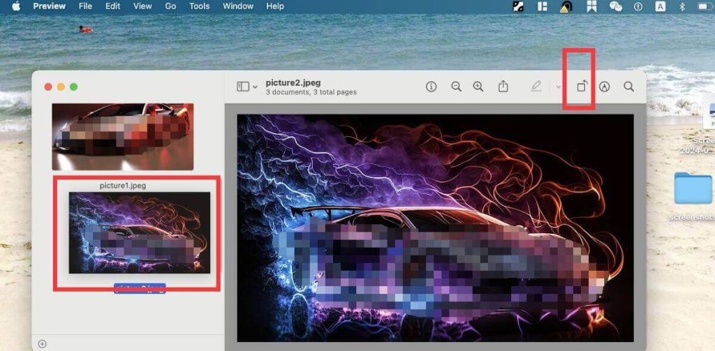 Reorder the Images