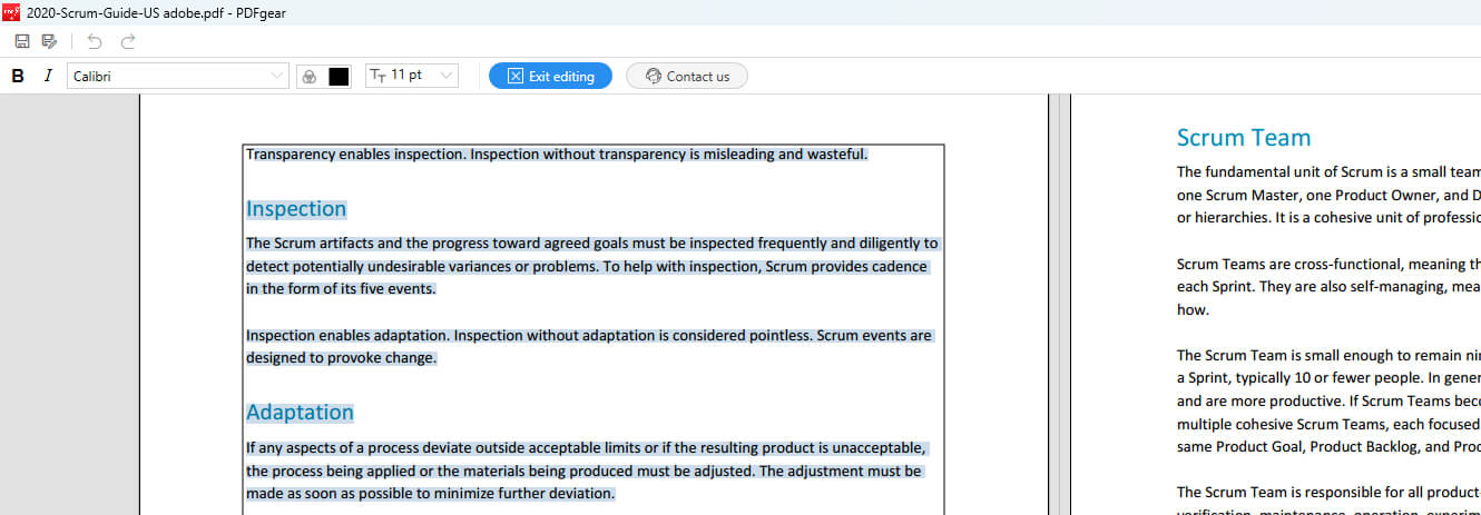 Manually Delete OCR Text