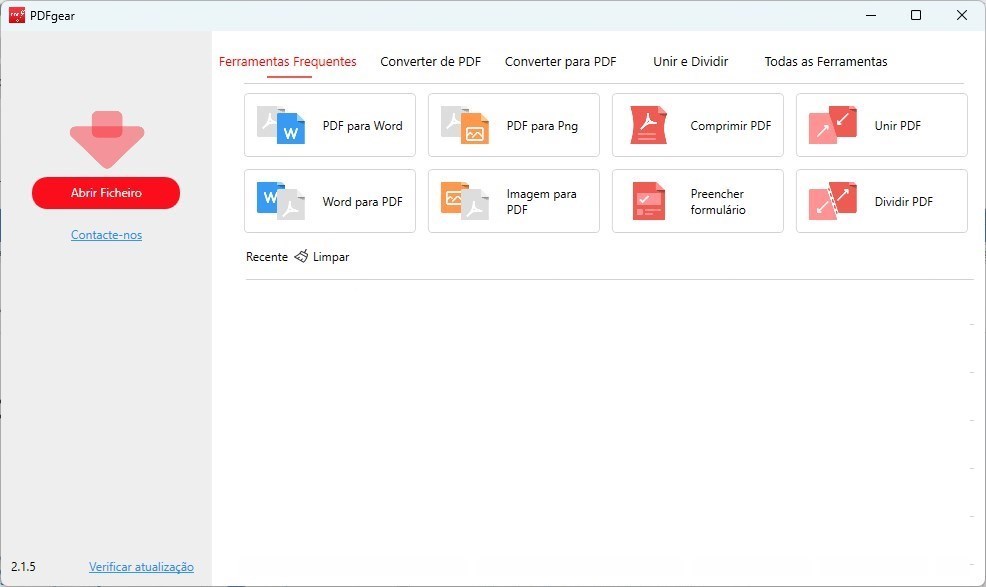 Abra o Arquivo PDF no PDFgear