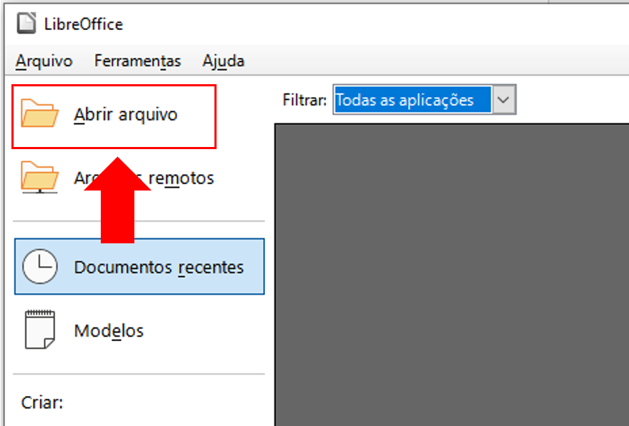 Edite texto PDF no LibreOffice